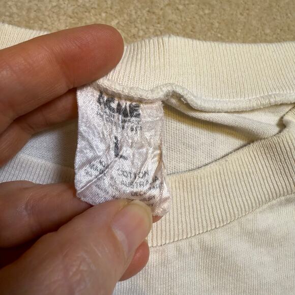 Vintage 1989 U2 Love Comes to Town Tour T Shirt B.B. King Australia Rattle Hum L - Picture 5 of 9